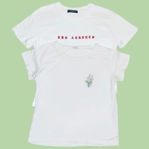 🌟Brandy Melville/John Galt Embroidered Tops